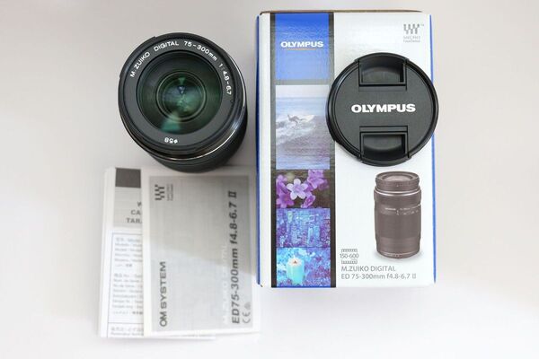 OLYMPUS M.ZUIKO DIGITAL ED 75-300mm F4.8-6.7 II ED MSC 超望遠ズームレンズ