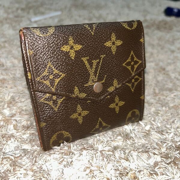 モノグラム ルイヴィトン LOUIS VUITTON Wホック 二つ折り財布