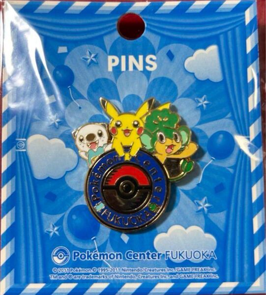 ポケモンセンター フクオカ 限定ピンズ 2011 福岡
