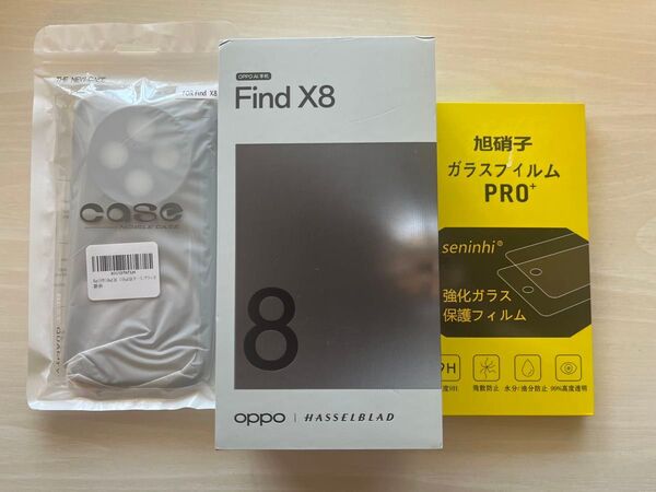 【新品未使用】※大陸版 OPPO Find X8 12GB/256GB ブラック ケース・フィルム付き