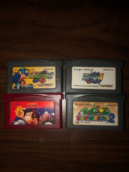 ロックマンエグゼ2 ロックマンエグゼ4 がんばれゴエモンからくり道中 スーパーマリオアドバンス2 4個セット 価格相談可