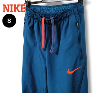NIKE PRO TRAINING トレーニングパンツ Sサイズ ブルー