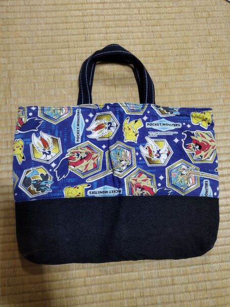 ハンドメイド 手提げバッグ レッスンバッグ 通園バッグ 幼稚園 保育園