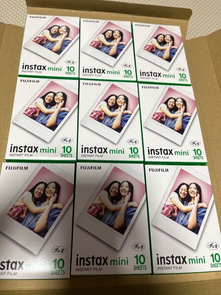 instax mini チェキフィルム 9個セット 新品未開封品 FUJIFILM