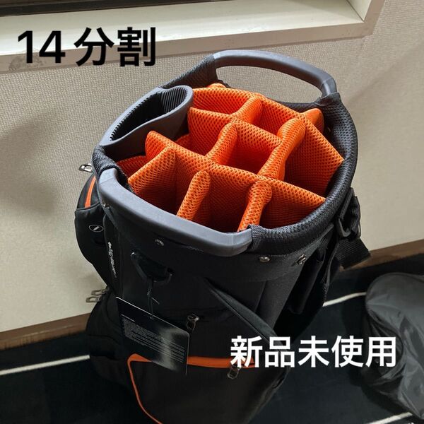 GOOLEX ゴルフ キャディバッグ 超軽量 14分割 多収納