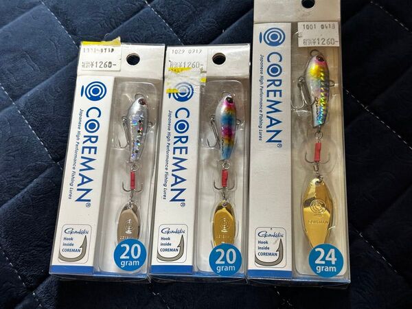 新品 未使用 COREMAN コアマン パワーブレード PB-20 PB-24 セット