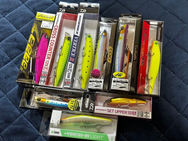 新品 未使用 ダイワ シマノ メガバス シーバスルアー セット シーバス