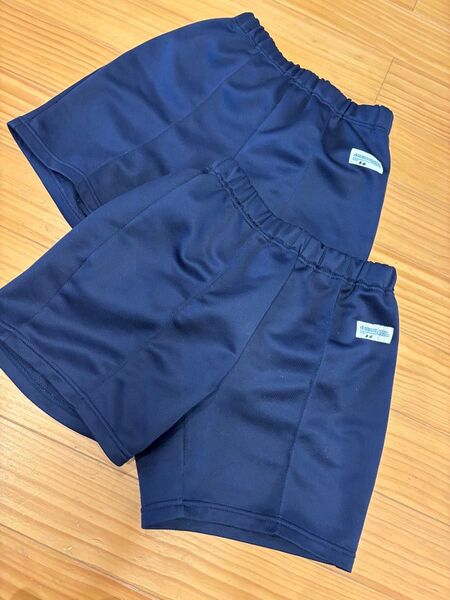 小学校 体操服 ハーフパンツ 2枚セット 150 ネイビー スクールユニ