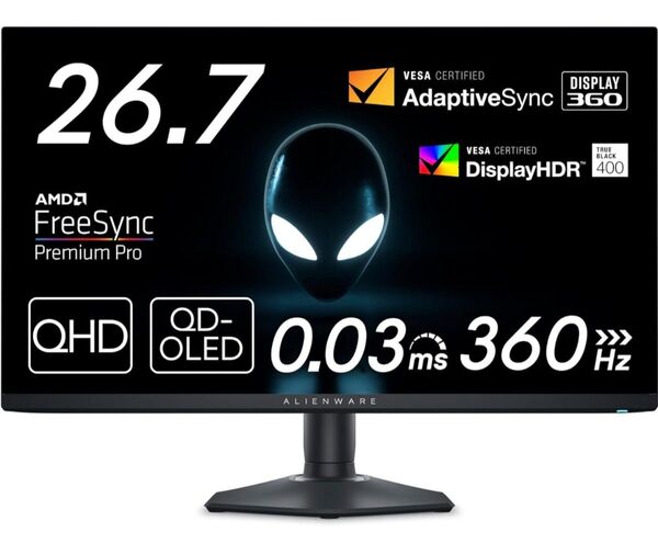 AW2725DF 27インチWQHDモニター DELL ALIENWARE ゲーミングモニター