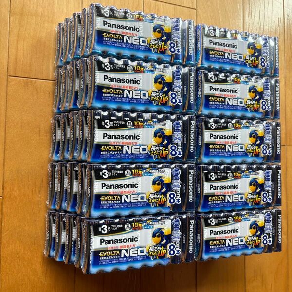 【新品/未使用】単3形 400本 パナソニック Panasonic エボルタネオ アルカリ乾電池(使用推奨期限 2034年以降)