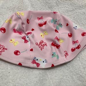 ハローキティ 水着帽子 ピンク110 小さめ