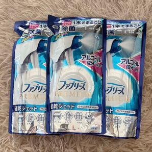 ファブリーズ プレミアム PREMIUM 速乾ジェット 詰め替え 無香料 3個