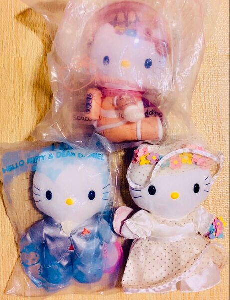 新品 キティちゃん ぬいぐるみ マクドナルド レア サンリオ セット まとめ売りり レア 宇宙飛行士 ウェディング ダニエル