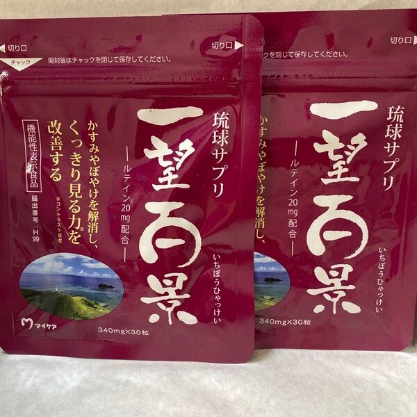 琉球サプリ一望百景 340mg×30粒×2 袋賞味期限2027年4月