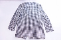 ■《美品》本物【Burberrys】バーバリー/白・グレー/長袖ジャケット/[11AR]L～XL/ギンガムチェック柄/レディース■_画像2