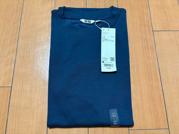 【新品未使用】ユニクロ エアリズム コットン オーバーサイズ Tシャツ Blue