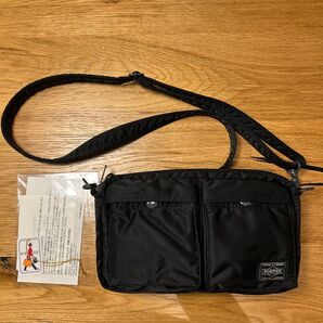超美品 PORTER ポーター タンカー ショルダーバッグ ブラック 622-08809 吉田カバン 黒