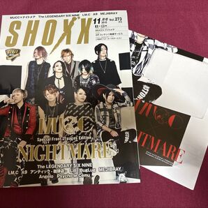 音楽雑誌 SHOXX MUCC NIGHTMARE ポスター付き ショックス ヴィジュアル系バンド V系
