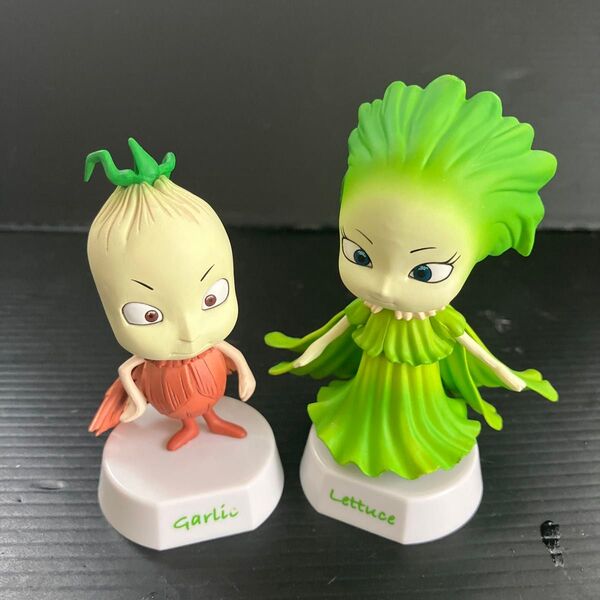 【レア】やさいのようせいフィギュア 天野義孝 レタス&タマネギ 2個 非売品 DVD特典
