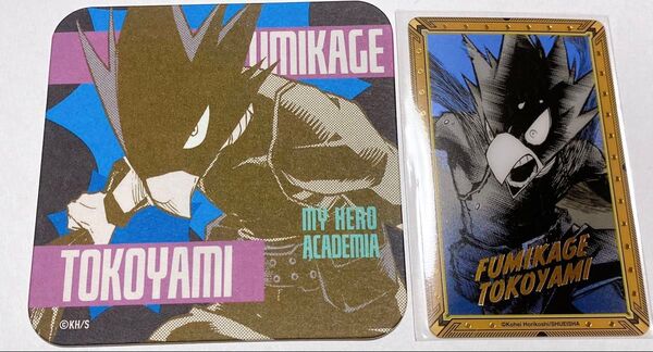 僕のヒーローアカデミア 常闇踏陰 原画展 アートコースター クリアカード