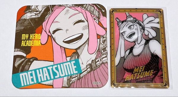 僕のヒーローアカデミア 発明明 原画展 アートコースター クリアカード