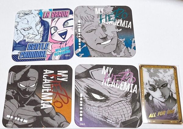 僕のヒーローアカデミア 原画展 アートコースター クリアカード