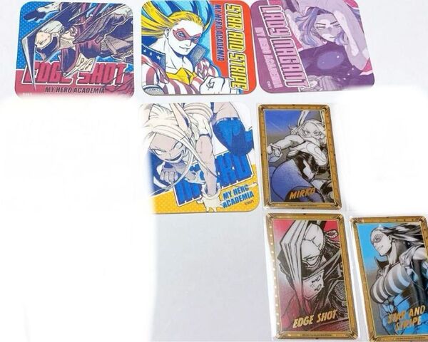 僕のヒーローアカデミア プロヒーロー 原画展 アートコースター クリアカード