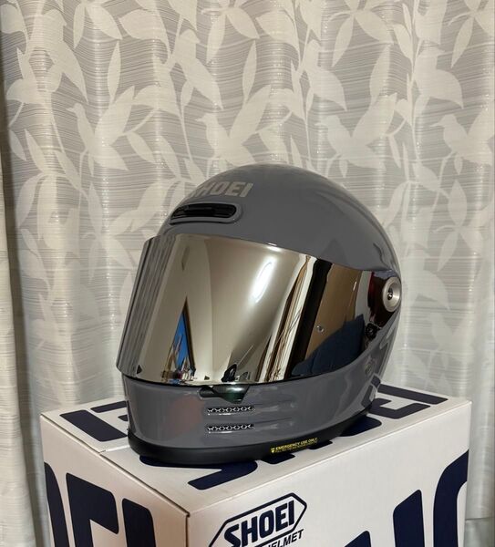 【 美品 】SHOEIグラムスターバサルトグレーL