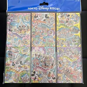 東京ディズニーリゾート アトラクション メモ帳 6個セット ディズニーお店 ディズニーランド ディズニーシー メモ帳 未使用