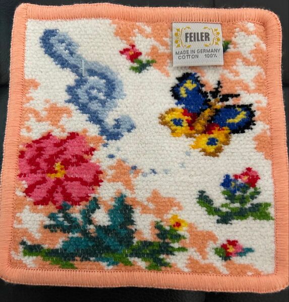 新品 FEILER ハンカチ シェニール織 ハンカチ フェイラー タオルハンカチ プティ ドイツ製 綿100%
