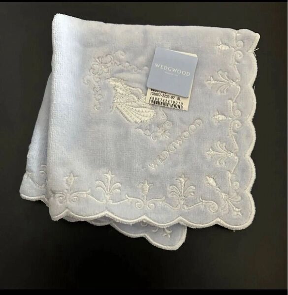 WEDGWOOD ハンカチ ウェッジウッド タオルハンカチ 大判ハンカチ ブランドタオルハンカチ ウェッジウッド 刺繍ハンカチ