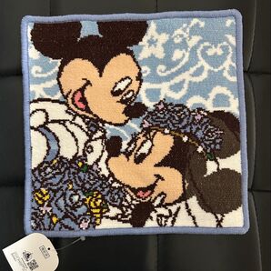 新品 ディズニー シェニール織 タオルハンカチ ミッキー&ミニー ミニタオル ウェディング柄 シュニール織