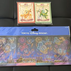 新品 東京ディズニーリゾート 40周年 メモ帳 プルートグーフィー ディズニー メモ ディズニーシー お土産 ディズニーランド花火