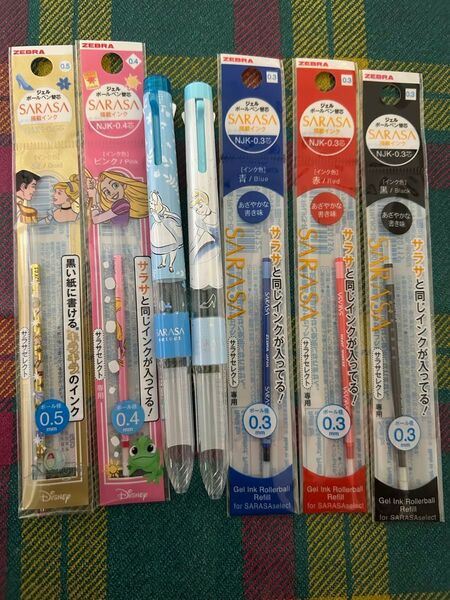 新品 サラサセレクト ボールペン ZEBRA SARASA 替芯 SARASA select ディズニープリンセス 多色ボールペン