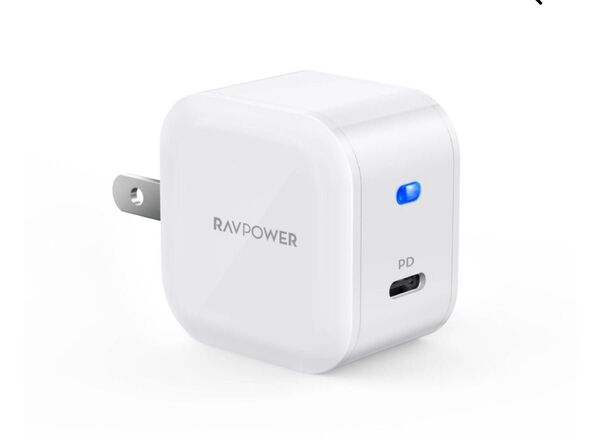 急速充電器 コンセント 20W USB-C RAV POWER 充電 高速 美品 ANKER好きに!コンパクト