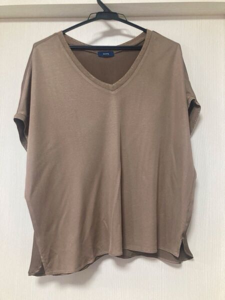 シップス レディース 半袖 トップス Tシャツ カットソー ブラウン おしゃれ