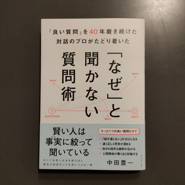「良い質問」を40年磨き続けた対話のプロがたどり着いた「なぜ」と聞かない質問術 中田豊一/著
