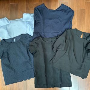 【使用品&未使用品】トップスセット 半袖 シャツ anysis clear ASTORIA Couture Brooch