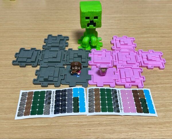 【美品】マクドナルド マインクラフト 第一弾 マイクラ 3種 クリーパー ピンク羊 ギャレット マクド マック