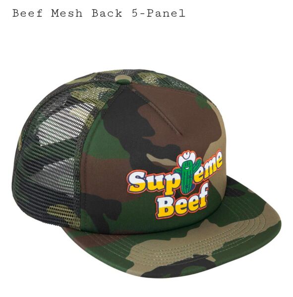 Supreme Beef Mesh Back 5-Panel "Camo" シュプリーム キャップ