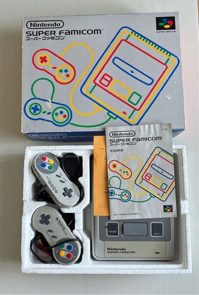 送料無料 スーパーファミコン 本体 スーパーファミコン SFC 任天堂 Nintendo ゲーム機 動作確認済 箱付
