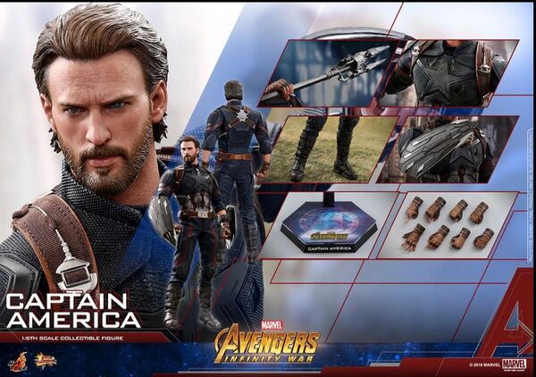 キャプテンアメリカ ホットトイズ アベンジャーズインフィニティウォー