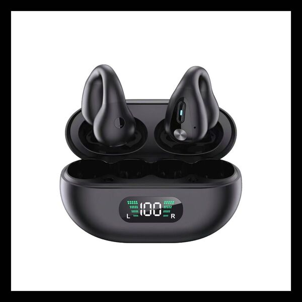 ワイヤレスイヤホン ノイズ軽減 除去 HiFi 高音質 骨伝導 ノイズキャンセリング 耳を塞がない Bluetooth5.3