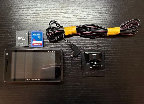 ユピテル SUPER CAT レーザー&レーダー探知機 A380 (Z130L GS403 LS330同等) 地図更新SD