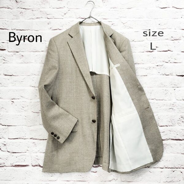 【シルク リネン混】バイロン Byron 背抜き テーラードジャケット 日本製