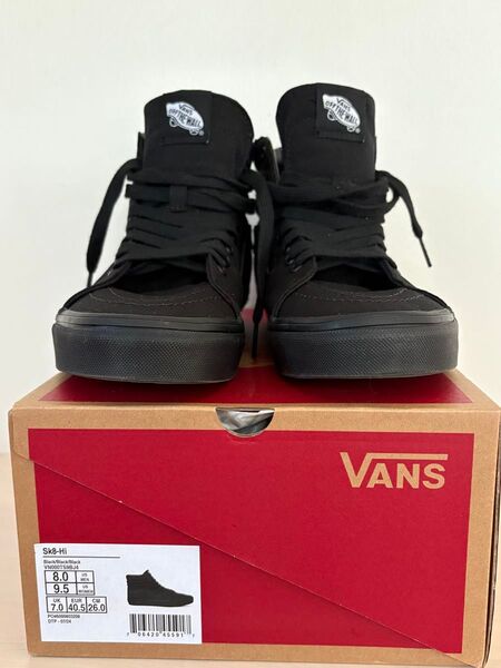 VANS UA SK8-HI スケート ハイ CANVAS USA企画 バンズ オールブラック トリプルブラック
