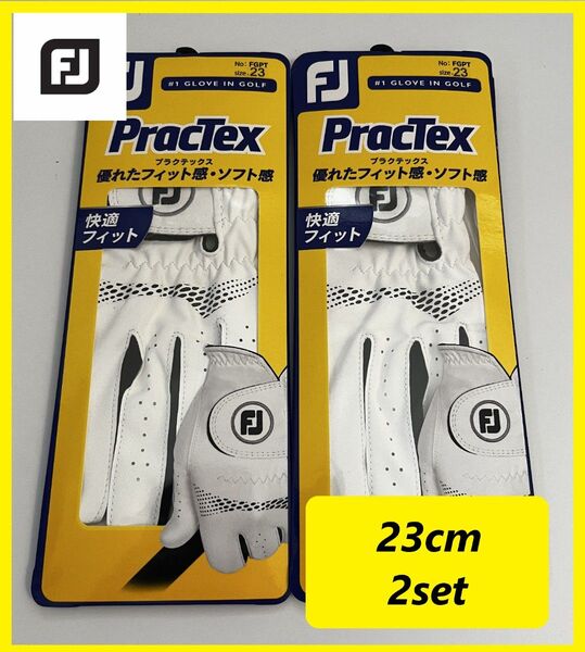 フットジョイ Foot Joy プラクテックス ゴルフグローブ 23cm2set