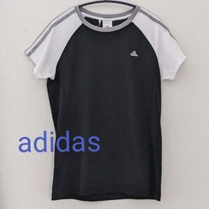 【adidas アディダス】CLIMA365 半袖シャツ ブラック