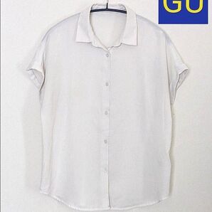 【GU ジーユー】 半袖シャツ サラサラシャツ Sサイズ