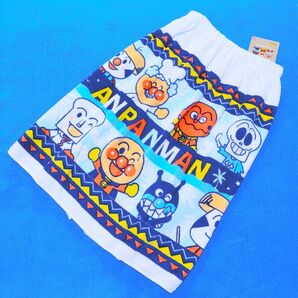 新品 アンパンマン 横並び柄 ラップタオル スイムタオル まきタオル 巻きタオル